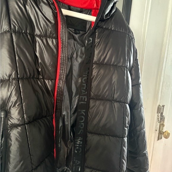 Michael Kors Black and Red Puffer Jacket Unisex - Picture 6 of 9